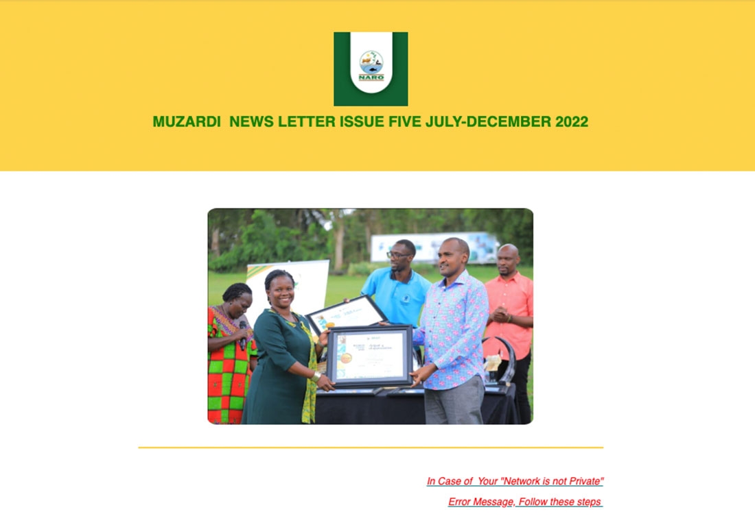 Muzardi Newsletter Issue 5 July - December 2022